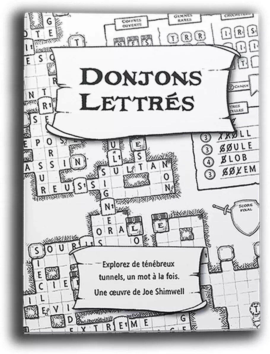 Les Fondations de l'Imaginaire DONJONS LETTRÉS - Jeu de Lettres en Solo