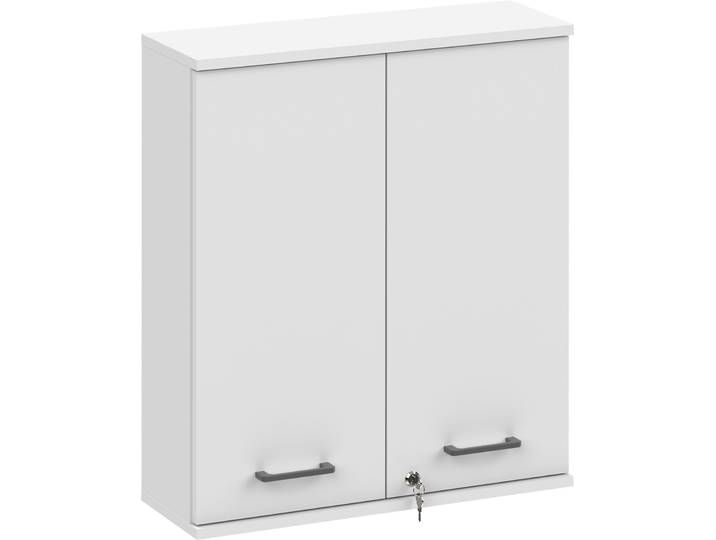 Medizinschrank SCHILDMEYER Galeno, mit 3 verschiedenen Aufklebern, Breite 30 cm, Made in Germany , weiss (mattweiß), B:59,8cm H:70,8cm T:30,3cm, Holzwerkstoff, Schränke, Medizinschrank, Auswahl aus 3 verschiedenen Aufklebern zum Anbringen, Made in Germany