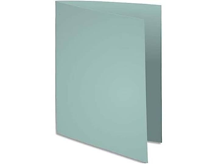 Exacompta Paquet 100 Chemises Rigides Super 210 g/m2 Gris