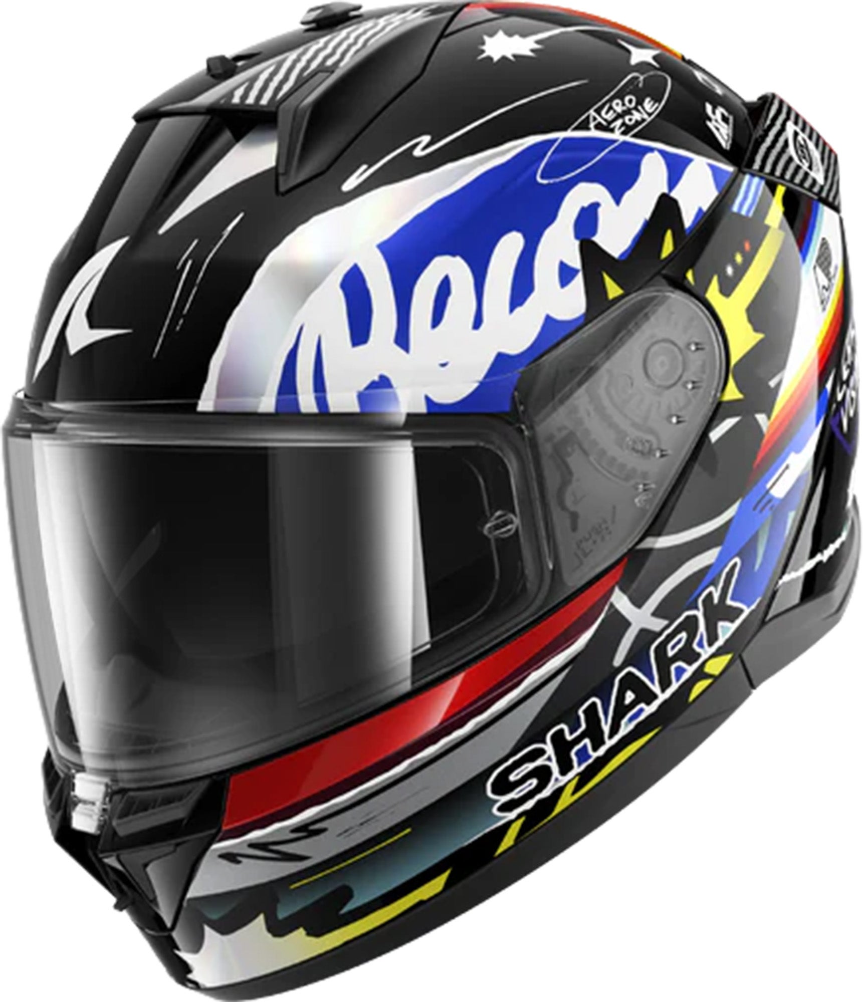 Shark D-Skwal 3 Streetrush Helm HE0914EKBUL
