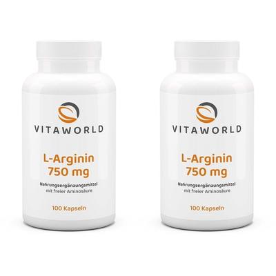 Arginin 750 mg Kapseln 2x 2x100 St