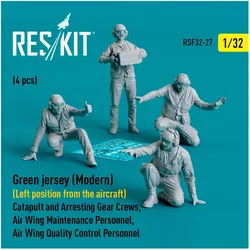 ResKit Green jersey (Modern) (Left position from the aircraft) Catapult and Arresting Gear Crews, Air Wing