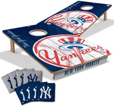 Skip's Garage New York Yankees MLB Tailgate Cornhole Board Set