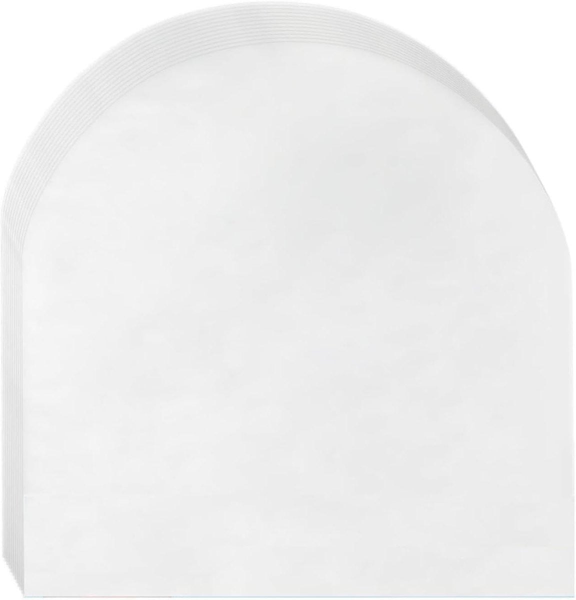 Merkloze Antistatische LP Binnenhoezen voor 12 inch Vinyl Platen - Transparant