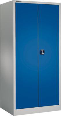 Schäfer Shop Select Materialschrank MSI 2609, Belastb. 50 kg je Boden, H 1935 mm, lichtgrau/enzianblau