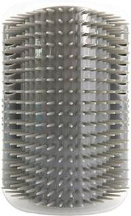 Multisell Products Hub Massager For Cats And Dogs Material Grooming Brush, Hair Removal Comb For Pet Care gray
