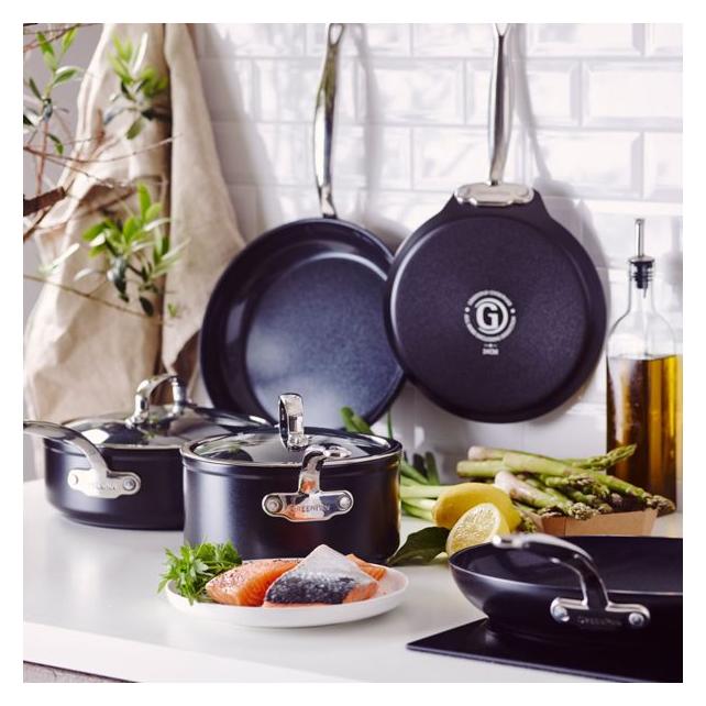 Greenpan Barcelona Pro 2-delige Pannenset met keramische antikleeflaag 20/28 cm (CC005335-001)