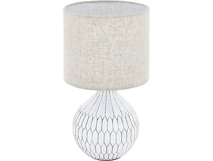 Eglo Tischlampe Bellariva 3 Weiss Keramik H 36 cm - Tischlampe