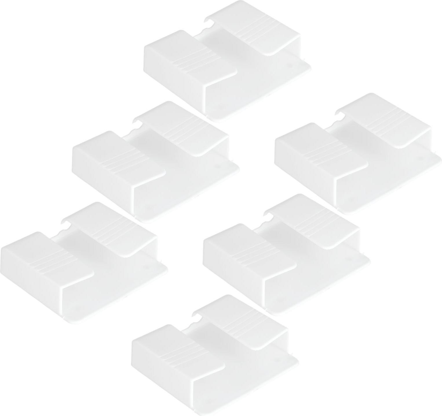 Cocosity Wandmontage Telefoonhouder, 6 stuks Universele Zelfklevende Mobiele Telefoonhouder, Wit