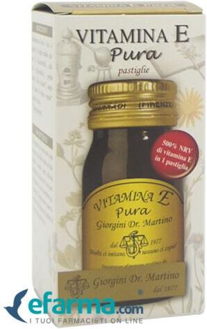 Dottor Giorgini Dr. Giorgini Vitamina E Pura Integratore Antiossidante 60 Pastiglie