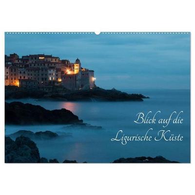 Blick auf die Ligurische Küste (Wandkalender 2027 DIN A2 quer), CALVENDO Monatskalender