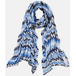Kaschmirschal Blau