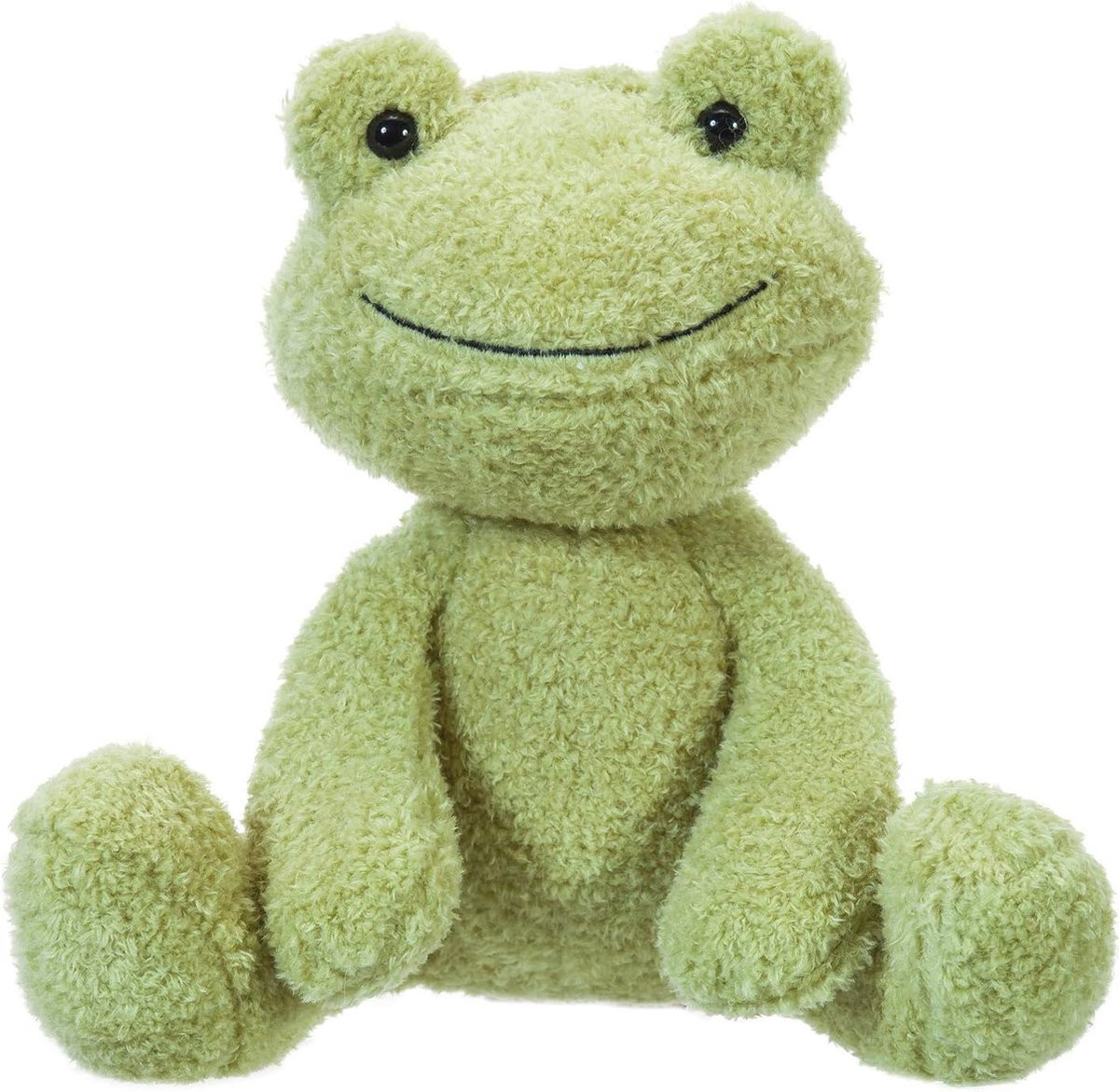 Pluche Kikker Knuffeldier, Groen en Meerkleurig, 30 cm