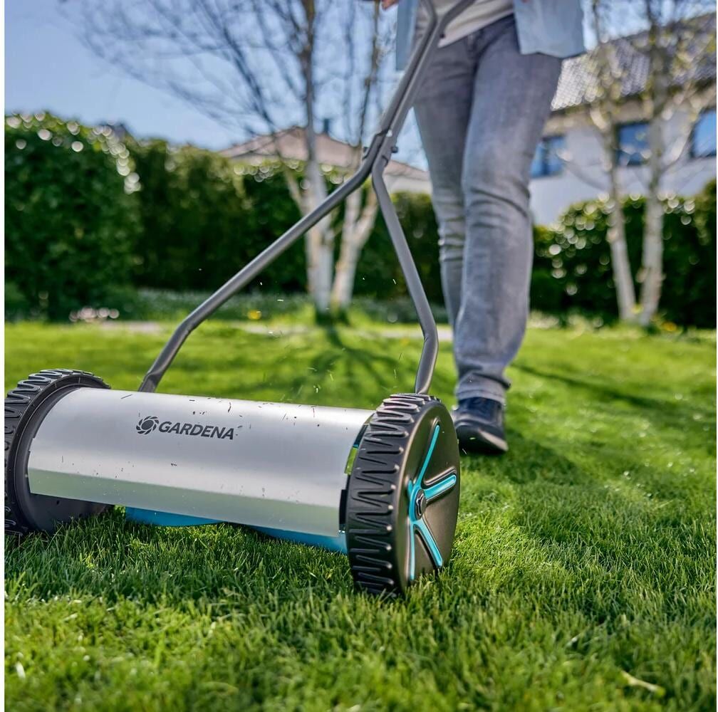 Spindelmäher GARDENA "Comfort 330", grau (bunt), B:30cm, Rasenmäher, Spindelmäher, Schnitthöheneinstellung bunt Einheitsgröße