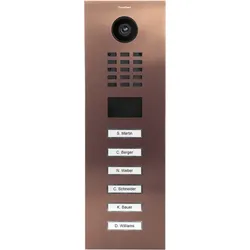 DoorBird D2106V IP Video Türsprechanlage – Bronze-Optik (PVD)