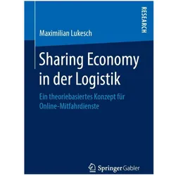 Sharing Economy in der Logistik, Fachbücher von Maximilian Lukesch