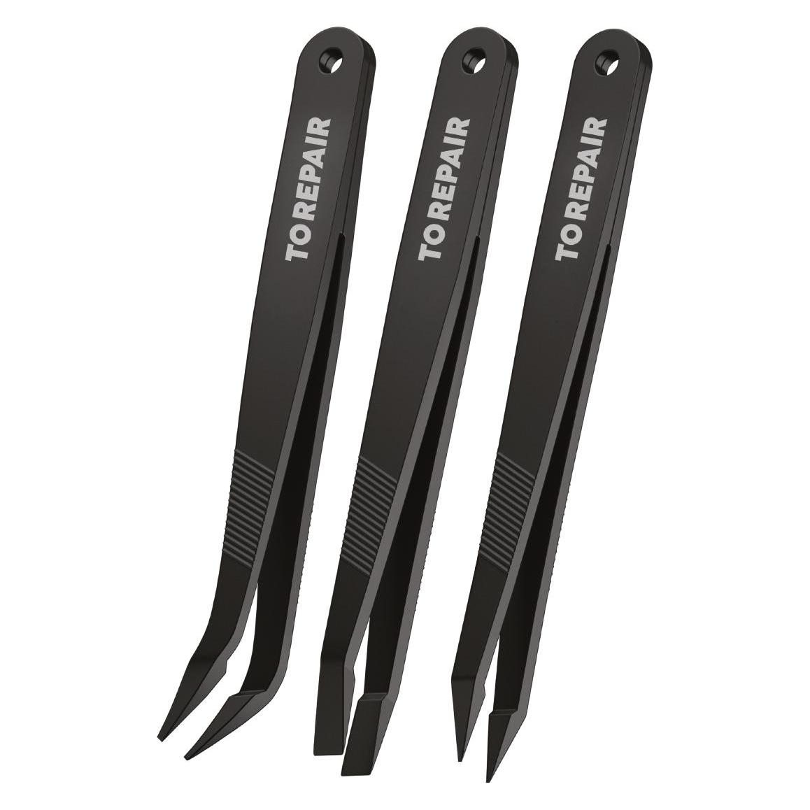 SBS Präzisionspinzetten-Set 3 in 1 (TESCREWSETTWEEZERSK)