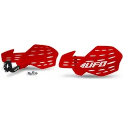 UFO, Motorrad Zubehör, HANDSCHUTZ (HANDBARY) GUARDIAN 2 ROT (MIT 22-MM-MONTAGEN)