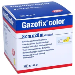Gazofix color kohäsive Fixierbinde gelb 20m x 8 cm