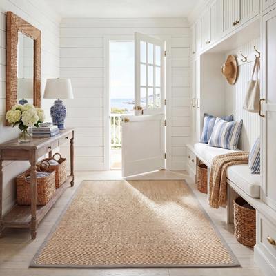 SAFAVIEH Natural Fiber Marina Basketweave Seagrass Rug