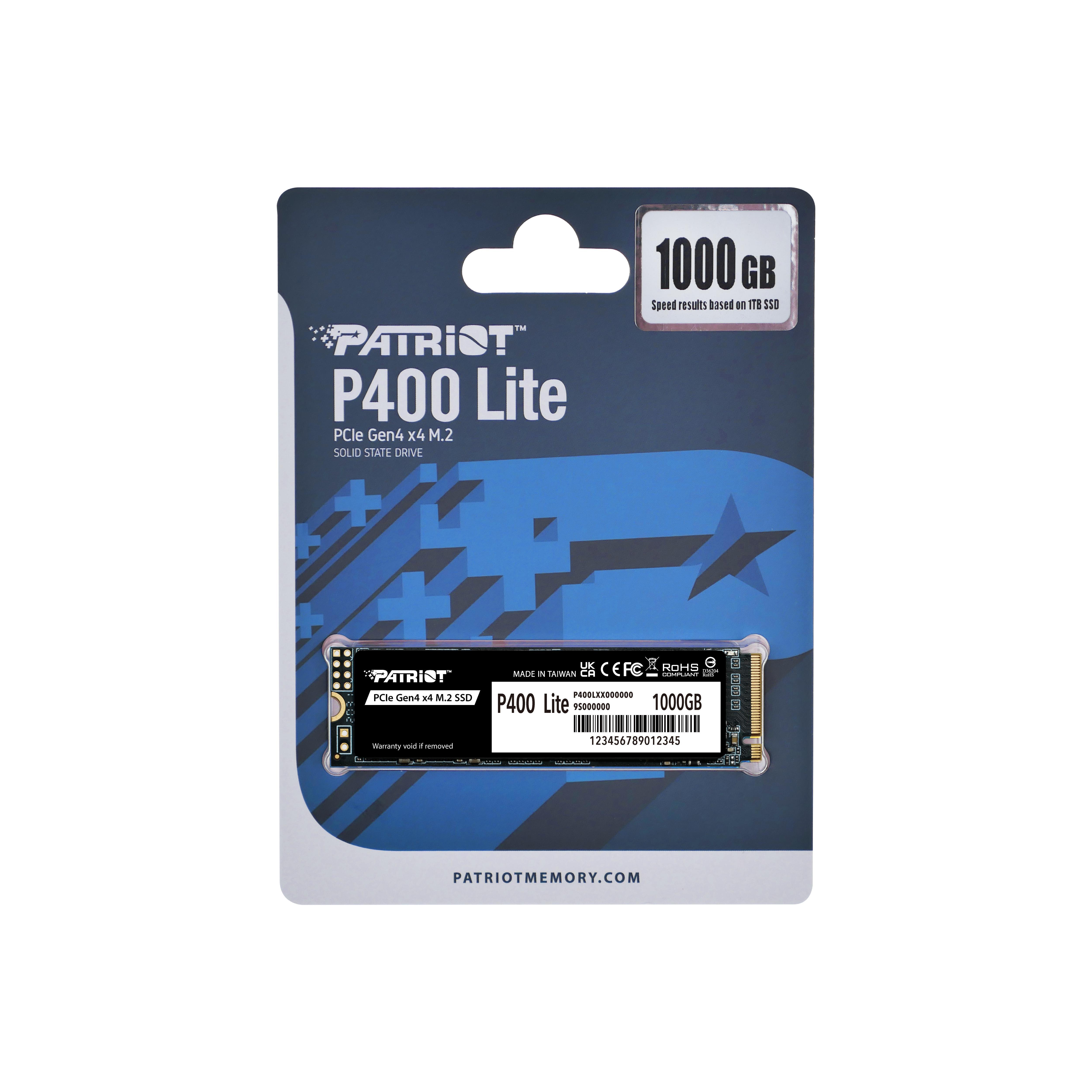 Patriot P400 Lite SSD 1TB NVMe M2 2280
