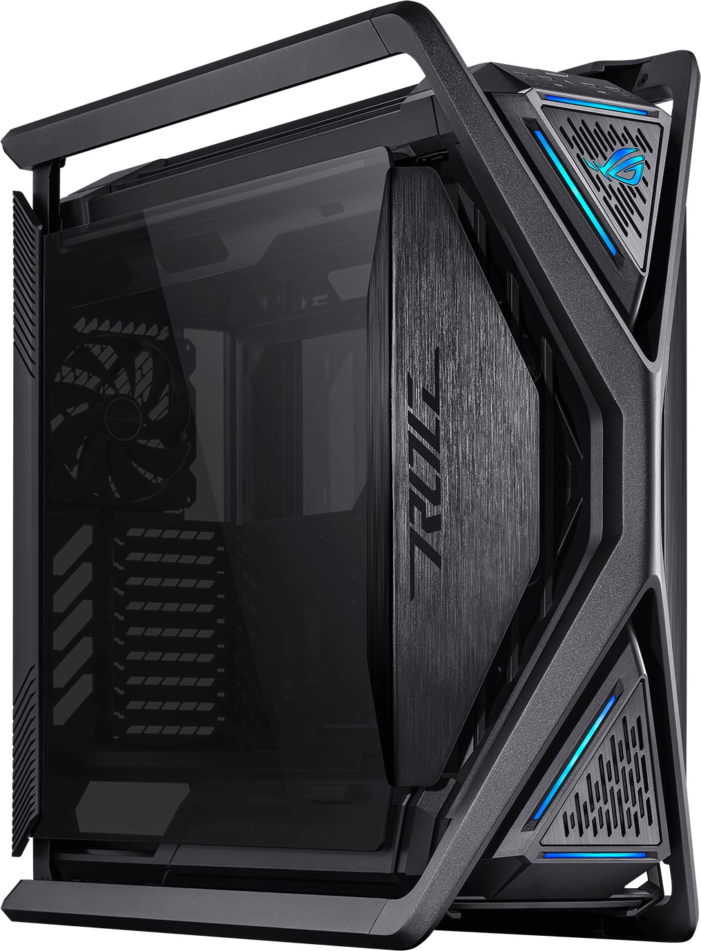 ASUS ROG HYPERION GR701 Gaming PC Gehäuse Big-Tower Schwarz Seitenfenster