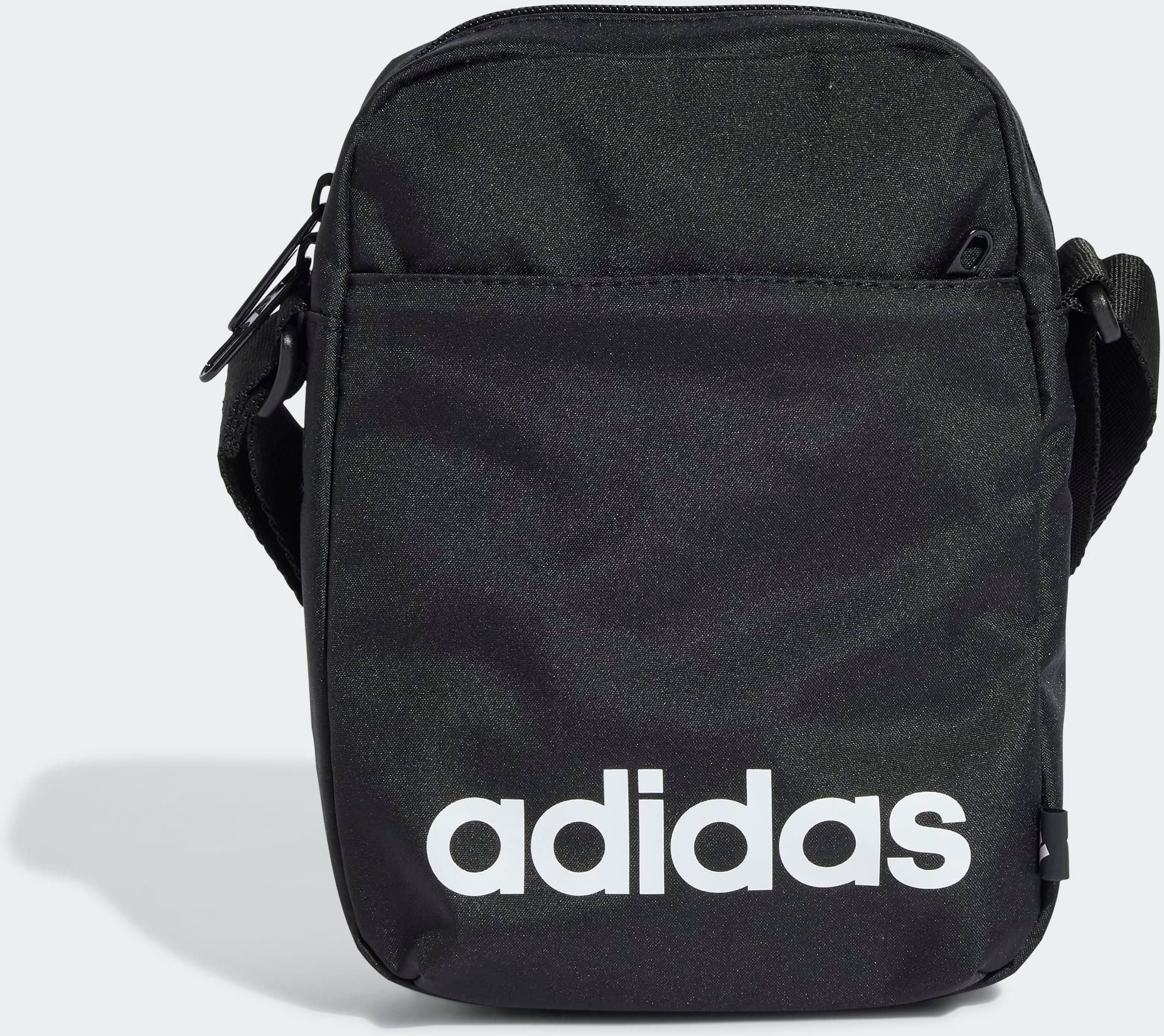 Turnbeutel ADIDAS PERFORMANCE "LINEAR ORGANIZER", Damen, schwarz-weiss (schwarz, weiß), Obermaterial: 100% Polyester, Taschen Turnbeutel schwarz, weiß Einheitsgröße