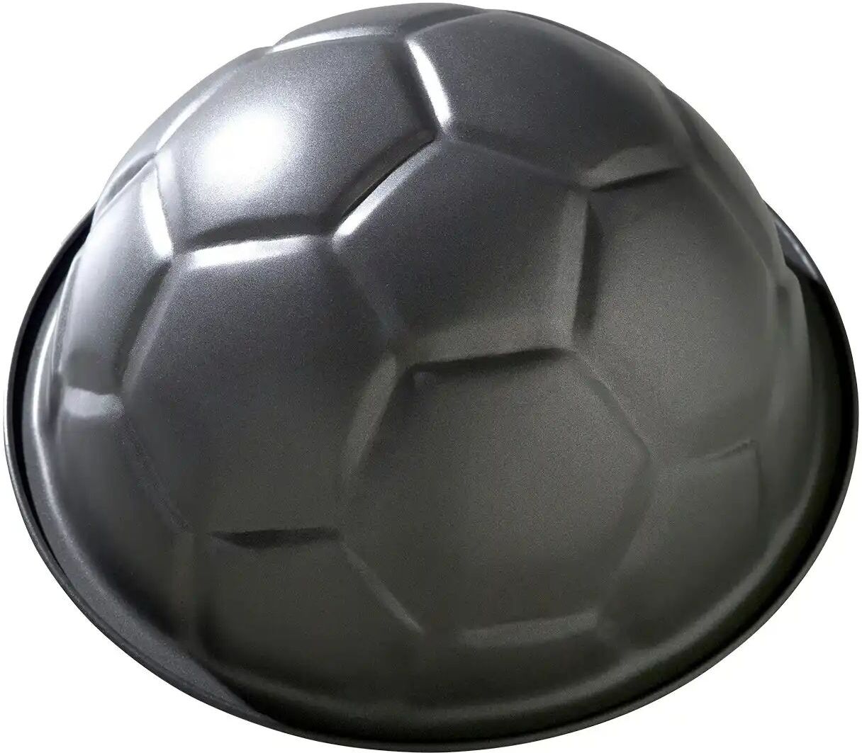 Birkmann Motivbackfom "Fußball"   ¦ grau ¦ Stahlblech ¦ Maße (cm): H: 11,5  Ø: