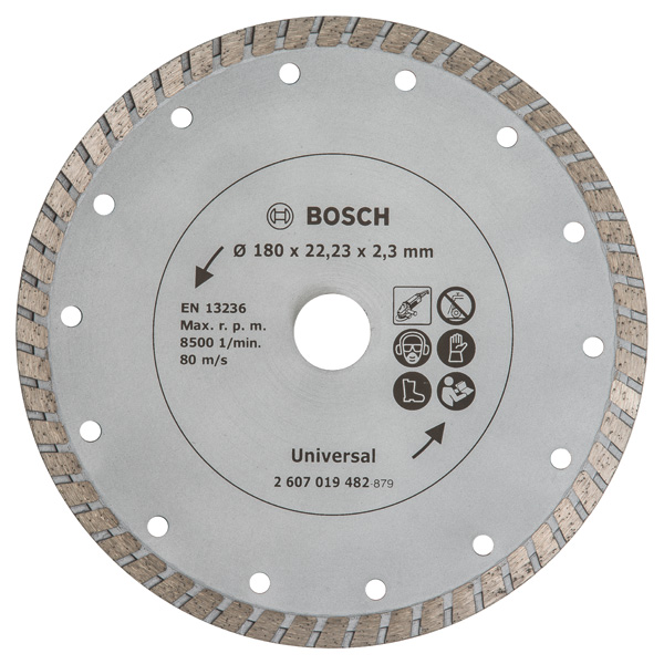 Bosch Diamanttrennscheibe Turbo, Durchmesser: 180 mm 2607019482