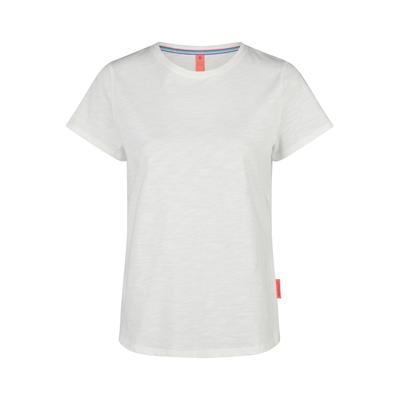 T-Shirt SALZHAUT "Shirt TELGEN", Damen, Gr. XL, weiß (sanftes weiß), Obermaterial: 100% Baumwolle CO., Shirts T-Shirt