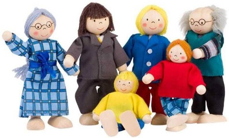 Poupées articulées - Famille citadine - Goki