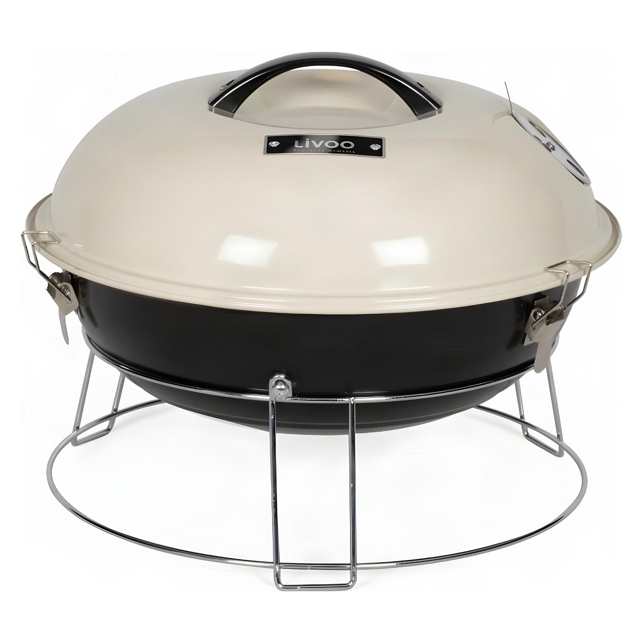 Livoo Holzkohlegrill (38 cm) (DOC301)