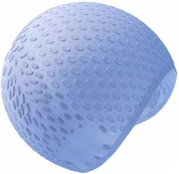 INF Bonnet de bain imperméable en silicone Bleu