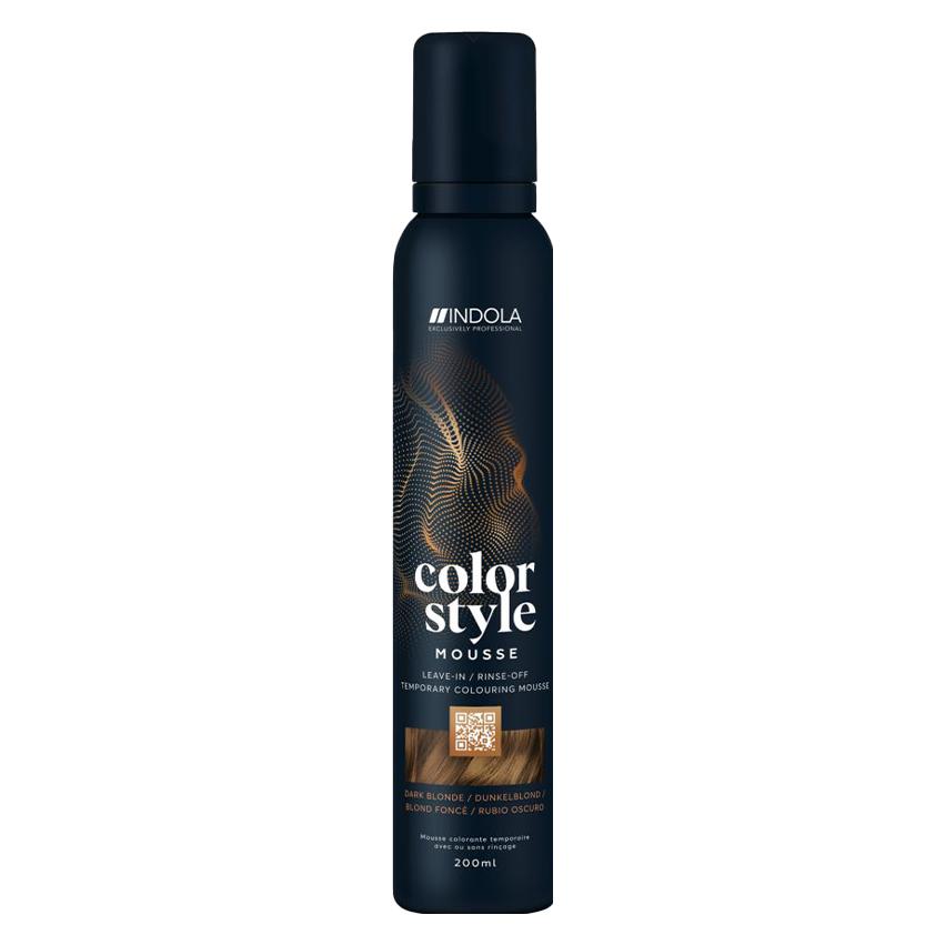 Indola Color Style Mousse Dunkelblond 200 ml (Dunkelblond) (2927946)