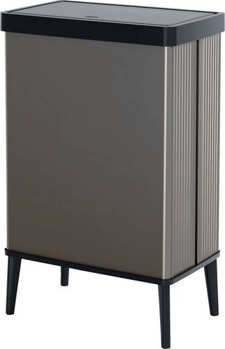 Curver E-COM - VERTO Bin HIGH Abfalleimer 54L, perlgrau 261011 Mülleimer Perlgrau 1St.