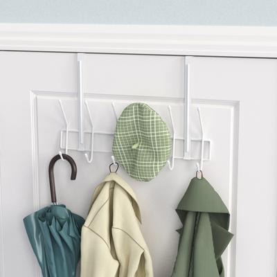 ClosetMaid White Stainless Steel Over-the-Door Utility Hook