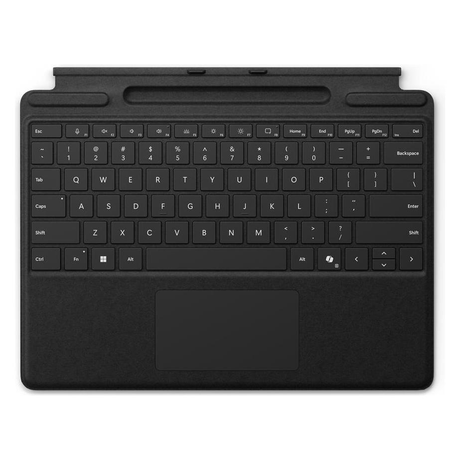 Microsoft Surface Pro Keyboard with Slim Pen Storage (Black), ENG (Eng. Int., Kabellos) (8XA-00189)