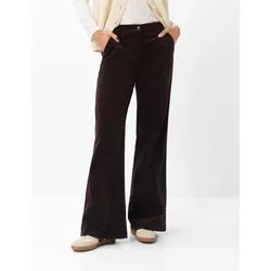 Brax Damen Palazzohose Style MAINE BRUNETTE, dunkelbraun, Gr. 38