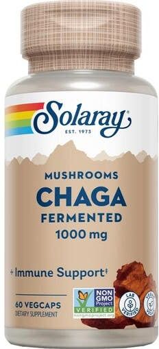 SOLARAY Chaga Fermentado 500 mg 60 caps