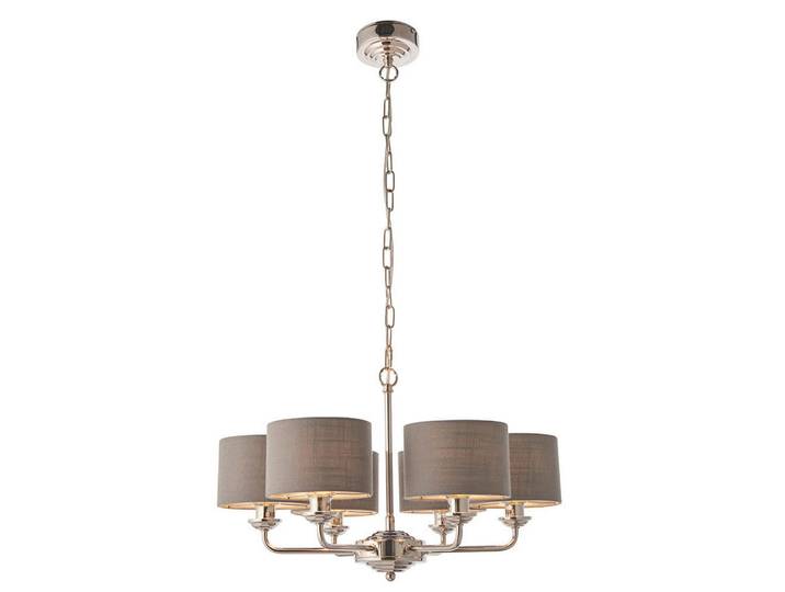 Hängeleuchte Highclere, Grau, Stern, 50-185.5 cm, Europäischer Sicherheitsstandard, beliebig kürzbar, Lampen & Leuchten, Innenbeleuchtung, Hängeleuchten, Pendelleuchten