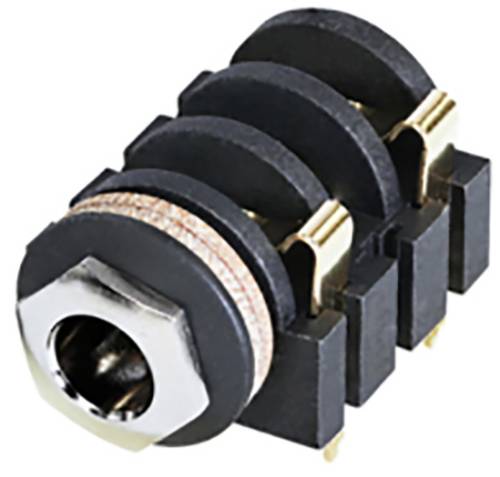 Rean AV NYS2152G Klinken-Steckverbinder 6.35mm Buchse Polzahl: 3