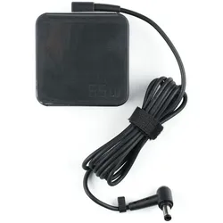 ASUS ADAPTER 65 W, 19 V, 3-polig, 5,5-mm-Stecker (65 W), Notebook Netzteil, Schwarz