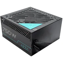 Azza PSAZ-750G(ATX3.0) Netzteil 80+ GOLD PCIe 5.0 retail (750 W), PC Netzteil, Schwarz
