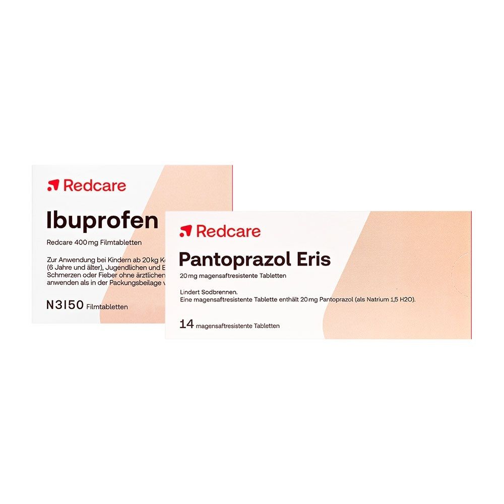 Ibuprofen Redcare 400Mg + Pantoprazol Eris 20Mg 50+14 St