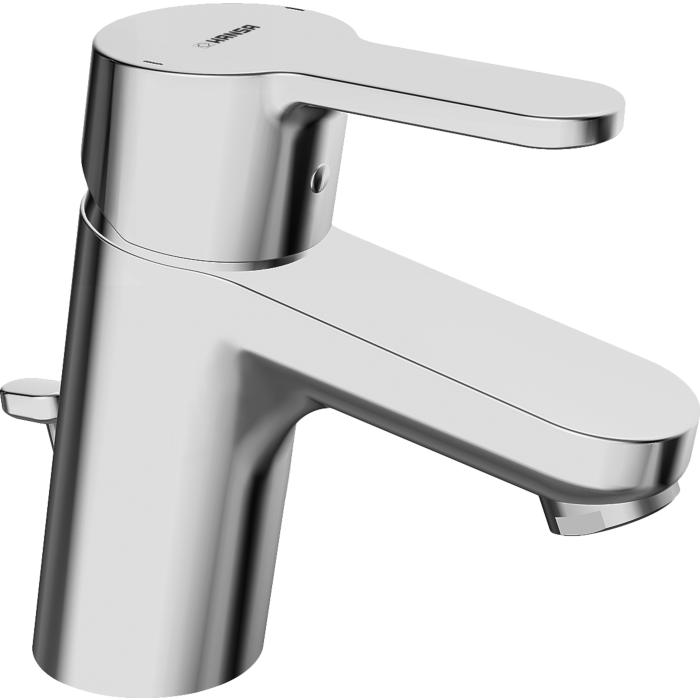 Hansa Waschtischarmatur Hansaprimo 49402203 chrom, mit Ablaufgarnitur