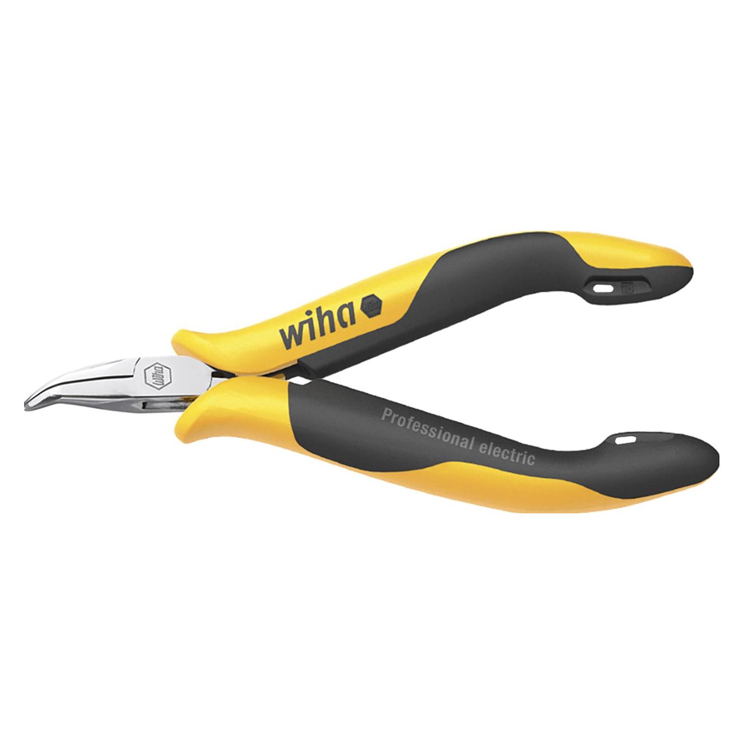Wiha ESD Flachrundzange 45° gebogen (120 mm) (26802)