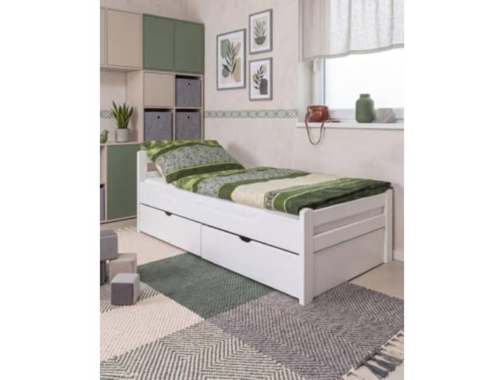 Steiner Shopping Kinderbett Easy Premium Line I 90x200 cm in Weiß