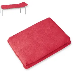 Liegenbezug aus Frottee bordeaux 65 x 195 cm