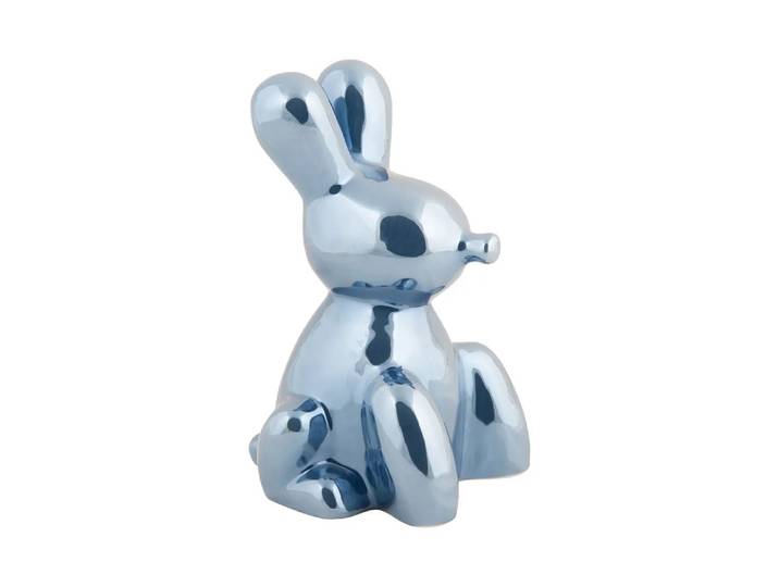 Statue Luna – Keramikfigur in verschiedenen Farben - Dunkelblau - Luxusbetten24