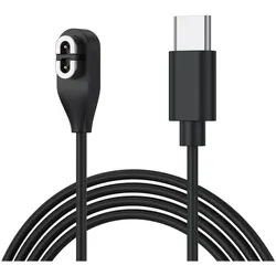 PowerGuard USB-C zu Shokz OpenRun Kopfhörer Ladekabel (Shokz OpenComm2, Shokz OpenRun, Shokz OpenRun Mini, Shokz OpenRun Pro, Shokz OpenRun Pro Mini), Kopfhörer Ersatzteile, Schwarz